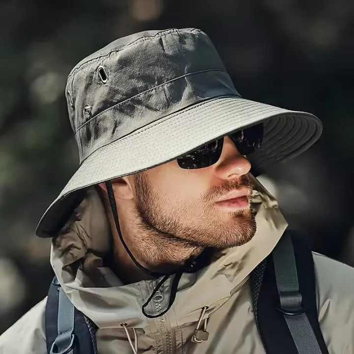 1%20Pcs%20Summer%20Bucket%20Hat%20for%20Men%20Fisherman%20Cap%20Fishing%20Outdoor%20Sunshade%20Big%20Brim%20Sunscreen%20Riding%20Hiking%20Suncreen%20Sunhat%20-%20Image%208