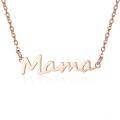 Women Neckle All-Matched Mom Nameplate Clavicle Choker Neckle. 