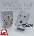 3 pin round plug,15 amp(1pcs) Multi Plug 15A 3-Pin Universal Socket Conversion Heavy Duty ..