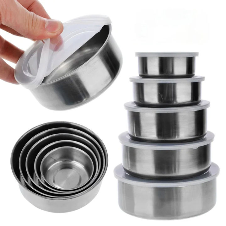 Stainless%20Steel%20Food%20Box%205%20Pieces%20With%20Food%20Grade%20Plastic%20Cover%20-%20Tiffin%20Box%20For%20Office%20-%20Image%202