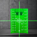 Vertical/Horizontal Laser Level Target Card Red/Green Line Beam Distance Plate Measurement Tools.