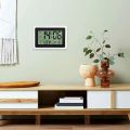 1 Piece Digital Clock LCD Screen Alarm Clock with Calendar & Temperature with Extra Large Digits Easy to Read and Set.