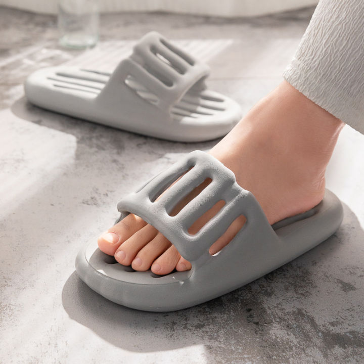 Simple couple leaky slippers women's home indoor home eva-feeling sandals men's bathroom bath wholesale