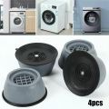 Washing Machine Stand 4 Washing Machine Bases universal shock-absorbing feet.