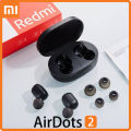 New Xiaomi Redmi AirDots 2 Wireless Bluetooth Headset with HD Mic Call Earbuds HiFi Stereo Outdoor Sports Headphones Airdots2. 