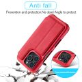 (New) For iPhone 16 Pro Max LC.IMEEKE Hon Ancient Series Flip Leather Phone Case.