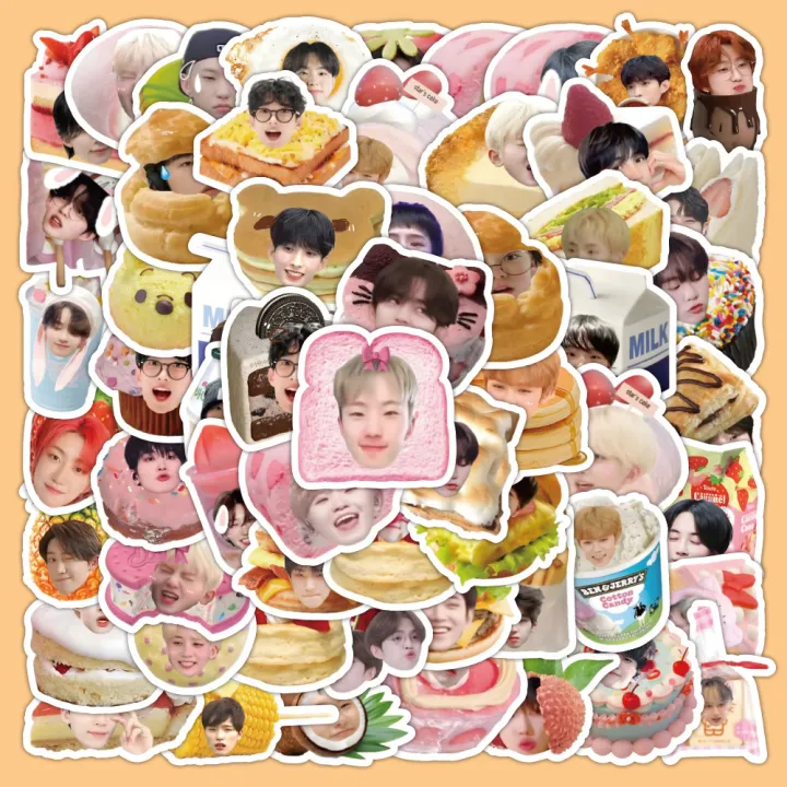 63%20Cartoon%20seventeen%20Food%20Avatar%20Sticker%20SVT%20Member%20DIY%20Phone%20case%20ipsd%20Waterproof%20Small%20Stickers%20-%20Image%202