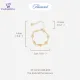 Adjustable 18K Gold Plated Daisy Flower Bracelet for Women, Minimalist Pearl Design, Hypoallergenic and Lead Free, Perfect Gift for Girls. 