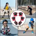 6Pcs/set Running Comfort Biking Skating Thicken Wrist Elbow Protectors Sports Protective Pads Kids Knee Pads. 