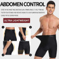 【support】 Mens Body Shaper Tummy Control Compression Shorts Belly Slimming Shapewear Abdomen Reducer Fitness Boxer Pants Underwear. 