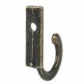 50PCS Small Antique Hooks Wall Hanger Curved Buckle Horn Lock Clasp Hook for Wooden Jewelry Box Hardware Home Coats Hat Clothes.