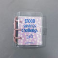 100 Days $1000 Savings Challenges Book Saving Money Binder Mini Saving Loose-leaf Notebook Cash Budget Organizer Save Money Game. 