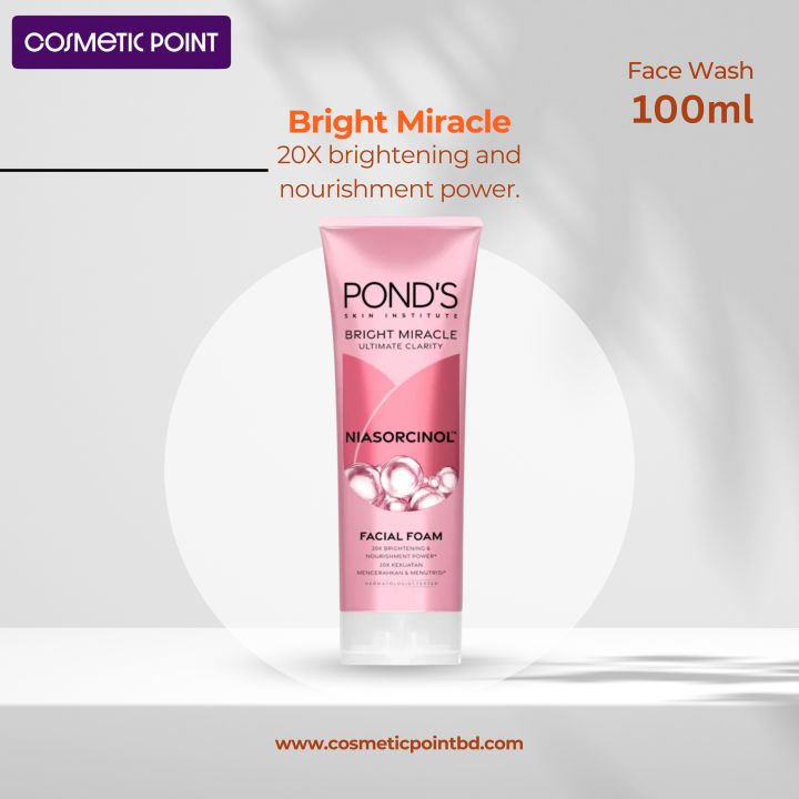 POND'S Bright Miracle Ultimate Clarity Facial Foam 100G