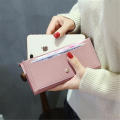 【High Cost-Performance】 Women's Wallet Spacious Leather Purse Ladies Clutch for Fashion Accessory Use Women's Gift Storage Organizer.