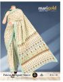 Pakiza Exclusive Cotton Digital Printed Marigold Sharee-48.