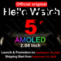 New Smartwatch Official Original Hello Watch 5 Plus ULTRA 3 49mm HD AMOLED 4G ROM NFC GPT Compass Bluetooth Call Clock Men Women.