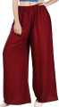 Set Of 3 Solid Cotton Relaxed Women Plazo Pants Wear For Ladies. 