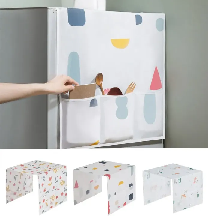 Fridge%20Cover%20Refrigerator%20Dust%20Cover%20with%20Side%20Pocket%20130x55%20cm%20-%20Image%203