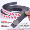 1M x Magnet Tape (25x1mm) Self Adhesive Flexible Rubber Magnetic Tape. 