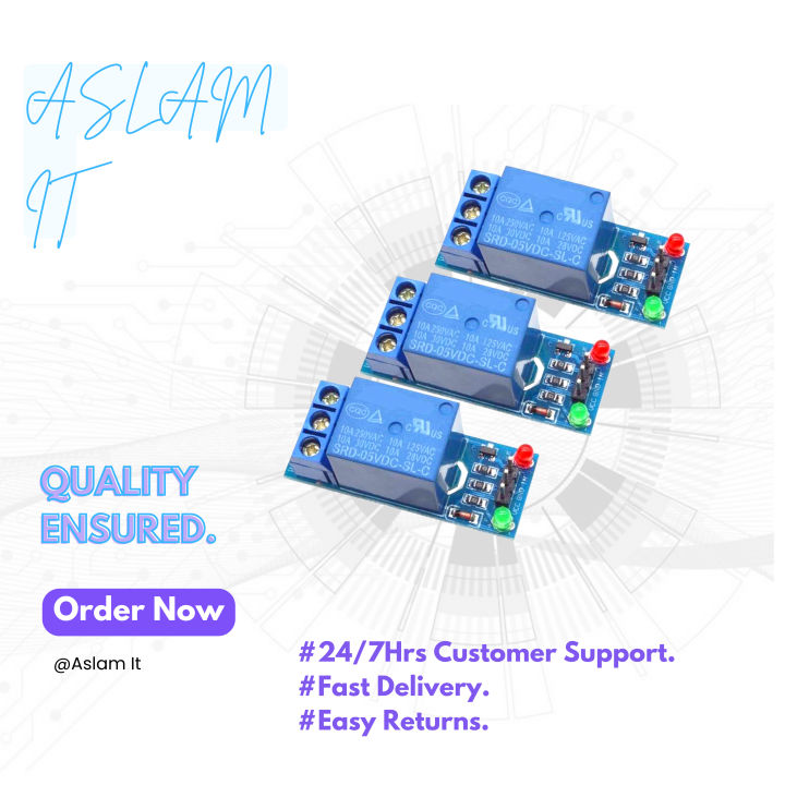1 Channel Relay Module Interface Board
