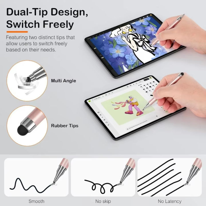 2%20In%201%20Capacitive%20Stylus%20Pen%20Drawing%20Pens%20for%20iPhone/Android%20All%20Capacitive%20Touch%20Screens%20-%20Image%205