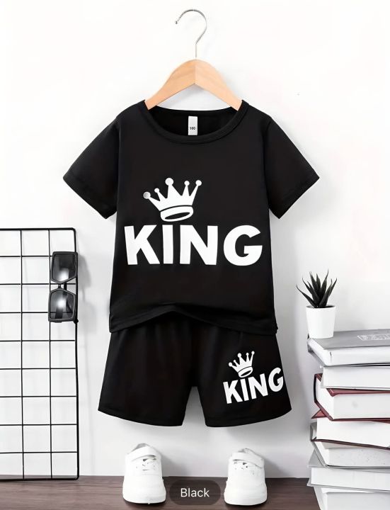 Baby%20Boy%20Summer%20Short%20Sleeve%20T-shirt%20Tee%20Shorts%202%20Pcs%20Outfits%20Set%20used%20children%20baby%20comfortable%20T-shirt%20and%20pant%20-%20Image%203