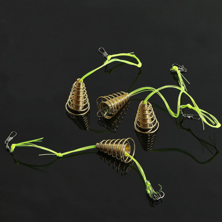 Anti%20Hanging%20Spring,%20Spring%20Feeder%20Fishing%20Bait%20Cage%20for%20Carp%20Fishing%20With%20Expensive%20Fishing%20Hook%20and%20Flexible%20Rotating%20Connectior%20(1Box=4Pieces)%20-%20Image%203