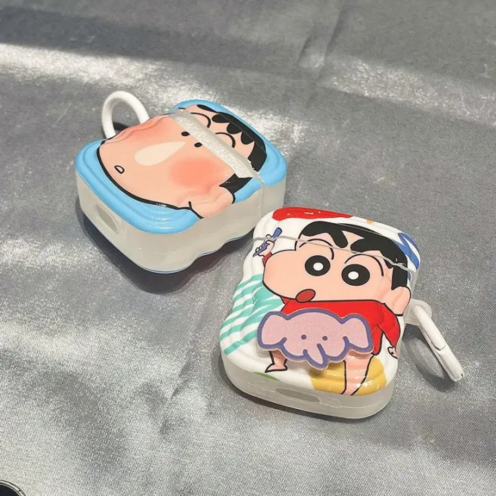 %E3%80%90NShisasN%E3%80%91Cartoon%20Crayon%20Shin-Chan%20Boochan%20Rotable%20Earphone%20Case%20for%20Airpods1/2Nd%20Case%20Airpodspro2%20Apple%20Headphones%20Case%20Bluetooth%203Rd%20-%20Image%204