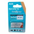 Sony AAA 1.2V 4300mAh Ni-MH Rechargeable Batteries 2-Pack for Cameras & Devices - New. 