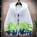 Sun Protection Clothing Men and Women Couple's Ice Silk Cool Wind Shield Coat Summer Ultra-Thin Quick-Drying Sunscreen Coat Air Conditioning Shirt.