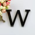 26 Letters DIY 3D Mirror Acrylic Wall Sticker Ornaments Black English Alphabet Decals Home Decor Wall Art Mural Party Decoration.