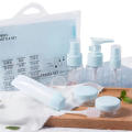 Cosmetics Storage Jars Push Spray Bottles Empty Plastic Bottles Skincare Cosmetics Bottles Split Bottling Containers.