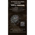 NAVIFORCE NF8023 Chocolate PU Leather Analog Watch For Men - Black & Chocolate.