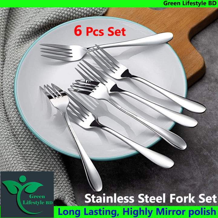 Stainless%20Steel%206pcs%20fork%20spoon%20for%20any%20occasion%20food%20and%20desserts%20(15cm/6%20inch).%20-%20Image%202