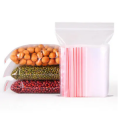 100 pieces /Plastic Zipper Bag / Zip Lock Bag / Zip Bag / Transparent Packaging Plastic Bag with Sealable Zipper Zip Lock 5X7 zipper. 