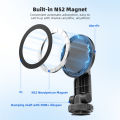 Group Vertical Magnetic Phone Stand Compatible For IPhone 12/13/14/15 Multifunctional Ergonomic Design Adjustable Phone Holder.
