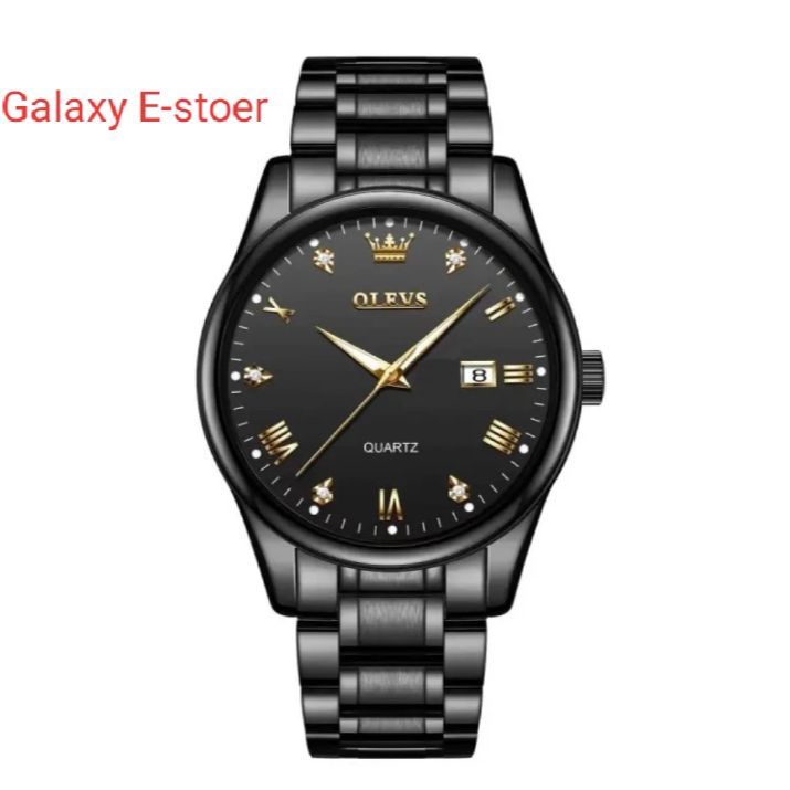Olevs%205563%20Golden%20Stainless%20Steel%20Analog%20Wrist%20Watch%20For%20Men%20-%20Watch%20For%20Men%20-%20Image%203
