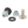 16 Set Mudguard Bolt Washer Nut Screw Kit M6 Thread Fixing Kit for 50cc 70cc 90cc 110cc 125cc ATV Quad 4 Wheeler. 