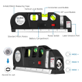 Multi-Purpose Laser Spirit Level with Measure Tape Measuring Ruler Aligner Tool- Dhaka Glory.