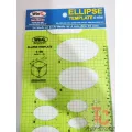 Ellipse Ruler E-606 Technical Ruler, Ellipse Template Ruler. 