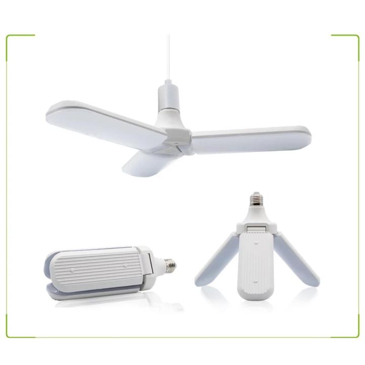 Foldable Fan Blade LED Light Bulb 45W PIN | Daraz.com.bd