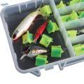 40x Hooks Safety cap easily to Access Strong Hooks Holder Fishing Tackle Tools. 