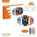 KW25 MAX Bluetooth Calling Smart Watch 46mm Smooth Ui Large Display Aluminium Body Large Display Bluetooth Smartwatches.