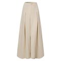 ZANZEA Women Elastic Waist Wide Leg Pants Loose Autumn Trousers Culottes Elegant Office Ladies Casual Palazzo Work Pantalon. 