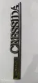 Car Monogram Logo Silver Color Toyota CRESSIDA. 