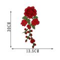 【In-Demand Item】 DIY Floral Colorful Iron On Patch Clothes Sticker Embroidery Patches Long String Flowers. 