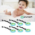 Kids Sensory Chew Necklace, Silicone 10PCS Relieves Teething Pain Kids Chewing Pendant Teeth Grinding  for Daily. 