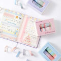 20 rolls Washi Tape Set Simple Thin Masking Tape For DIY Arts Crafts Gift Wrapping Journaling Scrapbooking Labeling Coding Deco.