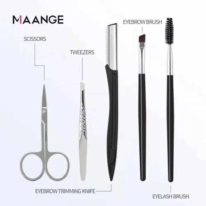 MAANGE%20Eyebrow%20Trimmer%205Pcs%20Set%20Eyebrow%20Brush%20Eyebrow%20CombThrush%20Tool%20-%20Image%203