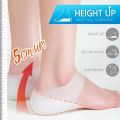 【hot】 Invisible Height Increase Insoles Women Men Heel Pads Silicone Gel Lift Breathable Heighten Heel Insert Sports Shoes Pad.